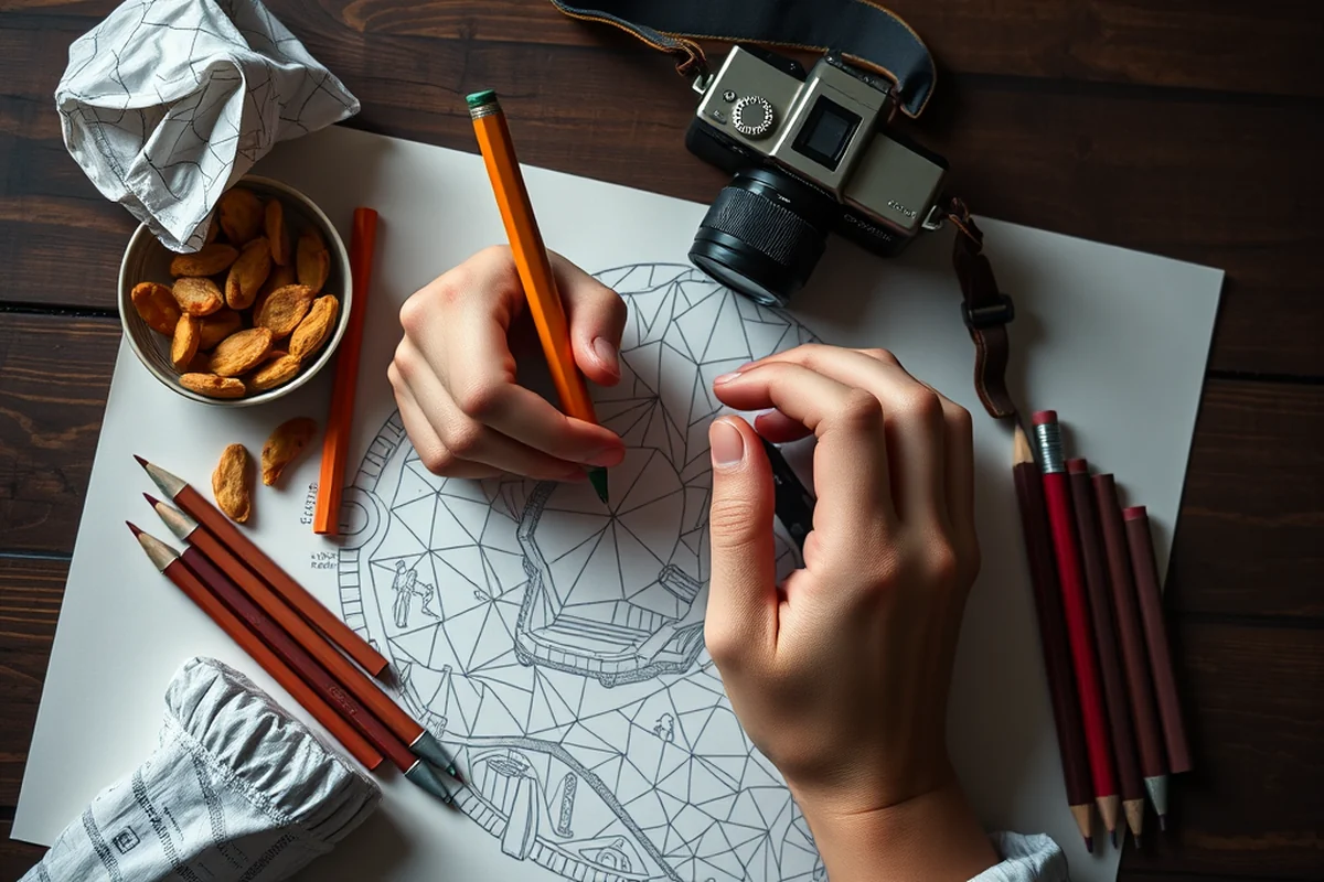 art and culture drawing easy with pencil — Art And Culture Drawing Easy With Pencil (the finished result)